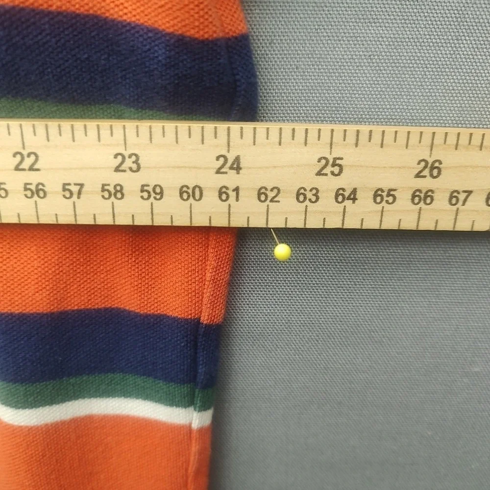 Ralph‎ Lauren Men's Shirt Multicolored Striped Pullover Polo Short Sleeve XL